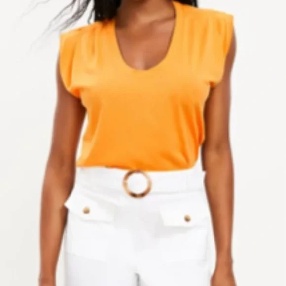 LOFT Muscle Cap Sleeve Tops - Set of 4 - Size Small Black Blue Pink Orange - Picture 4 of 16